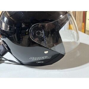 Motorcycle Helmet HJC Jet II Harley Davidson 3/4 Open Face With Shield Black XL